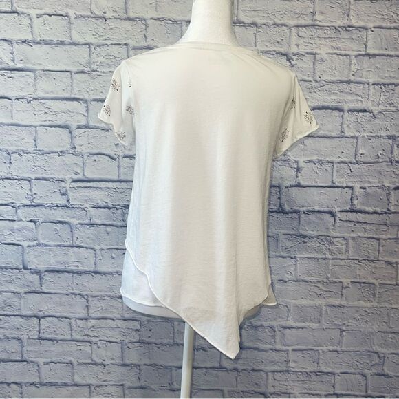 Allsaints bandana Daisy t shirt chalk white all saints - Picture 8 of 12